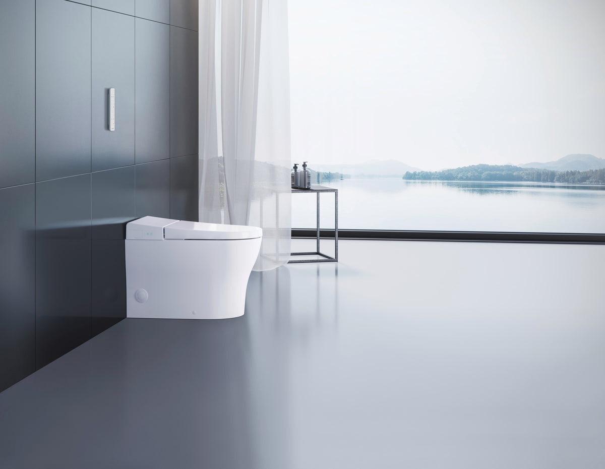 Duravit SensoWash u Integrated Bidet Toilet, Floor-Mounted White 622000011001300