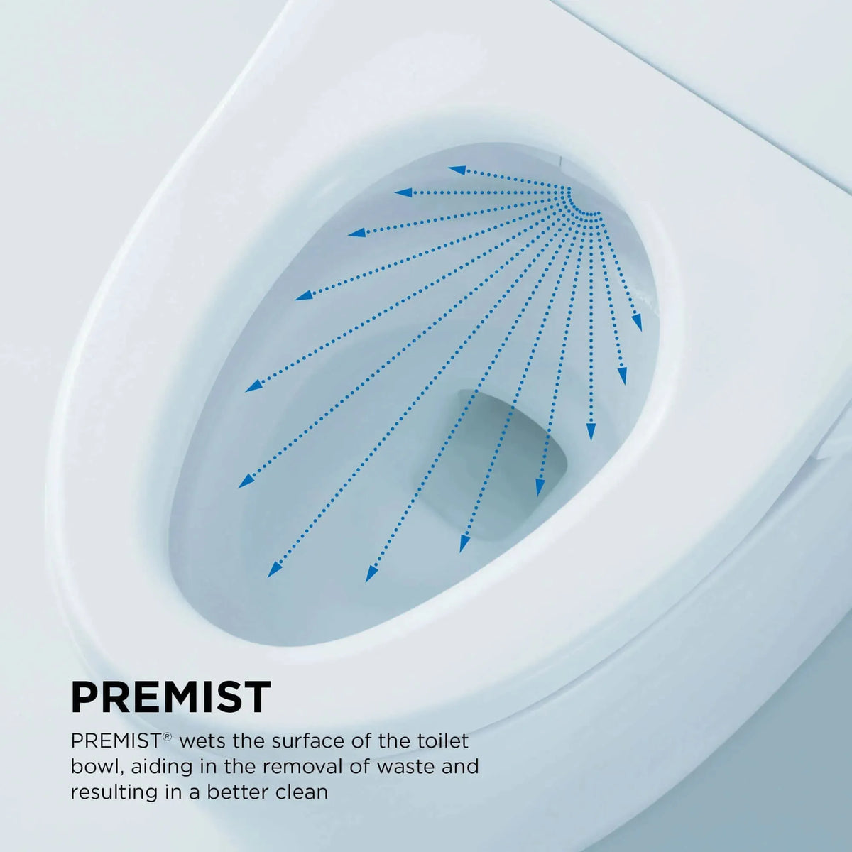 TOTO Carlyle II 1G One-Piece 1.0 GPF Universal Height Toilet and S7A Bidet Seat MW6144736CUFG#01 - EverFlow Bidets
