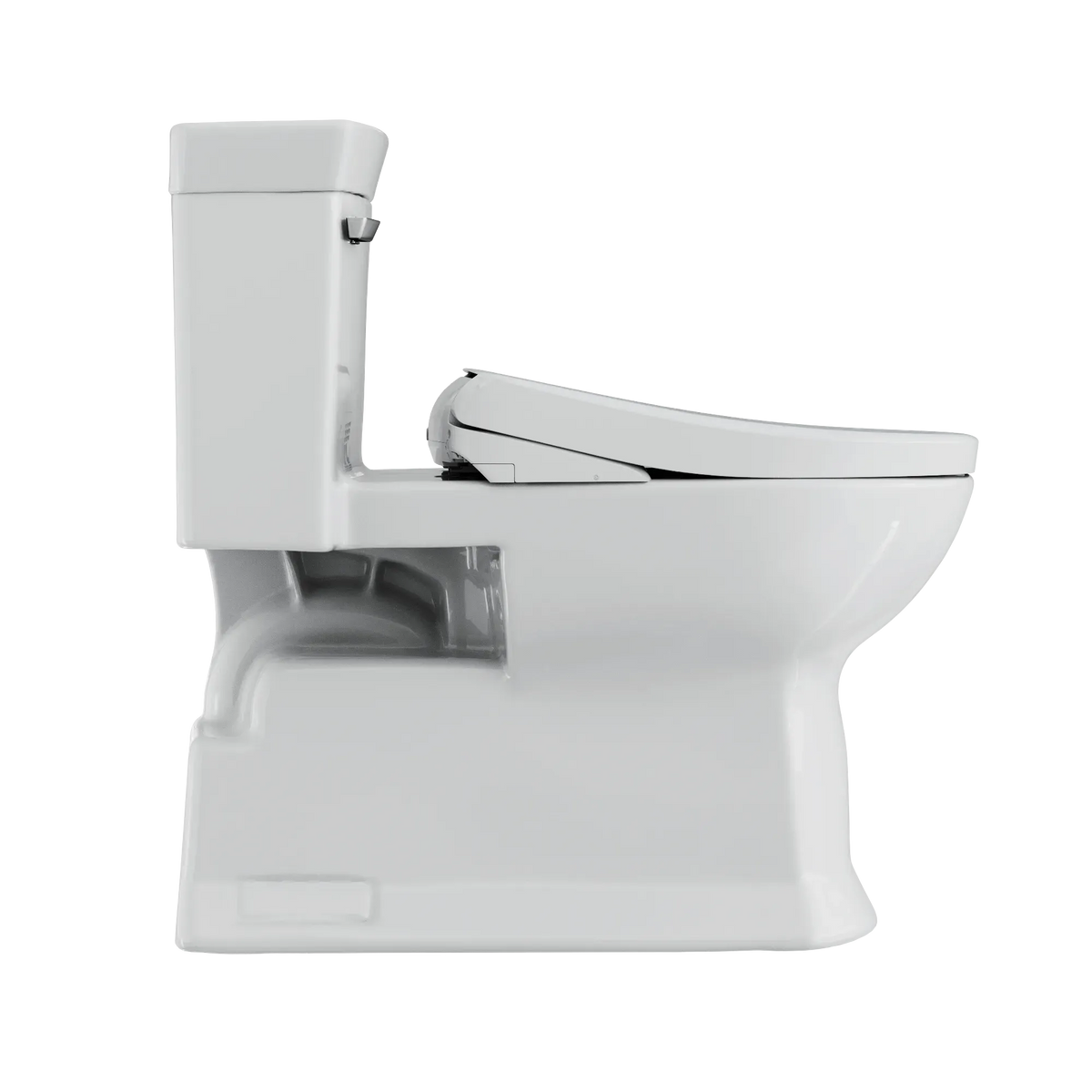 TOTO Eco Soirée 1.28 GPF Universal Height Toilet with S7 Bidet Seat MW9644736CEFG#01
