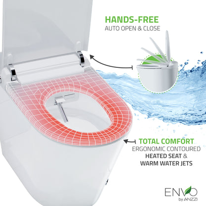 ANZZI ENVO Echo Smart Bidet Toilet - Features