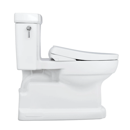 TOTO Eco Guinevere 1.28 GPF One-Piece Universal Height Toilet and S7A Classic Bidet Seat MW9744734CEFG#01