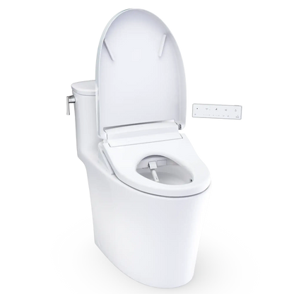 TOTO Aurora WASHLET+ S5 One-Piece Elongated 1.0 GPF Toilet with CEFIONTECT