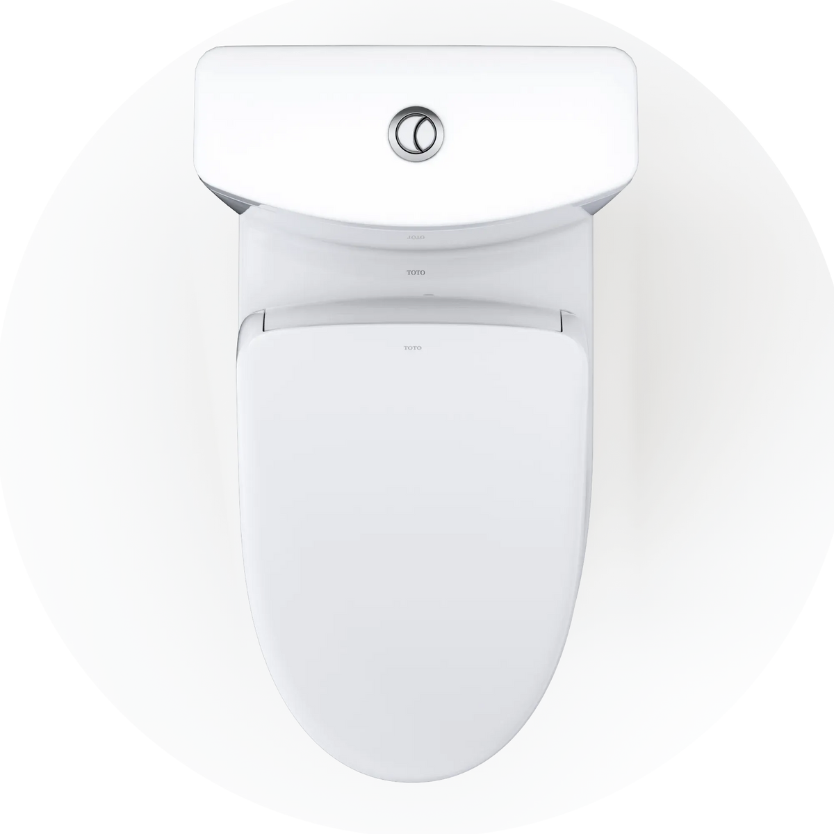 TOTO Aquia IV Two-Piece Dual Flush 1.28 and 0.9 GPF Standard Height Toilet and Contemporary S7A Bidet Seat MW4464736CEMGN#01 - EverFlow Bidets