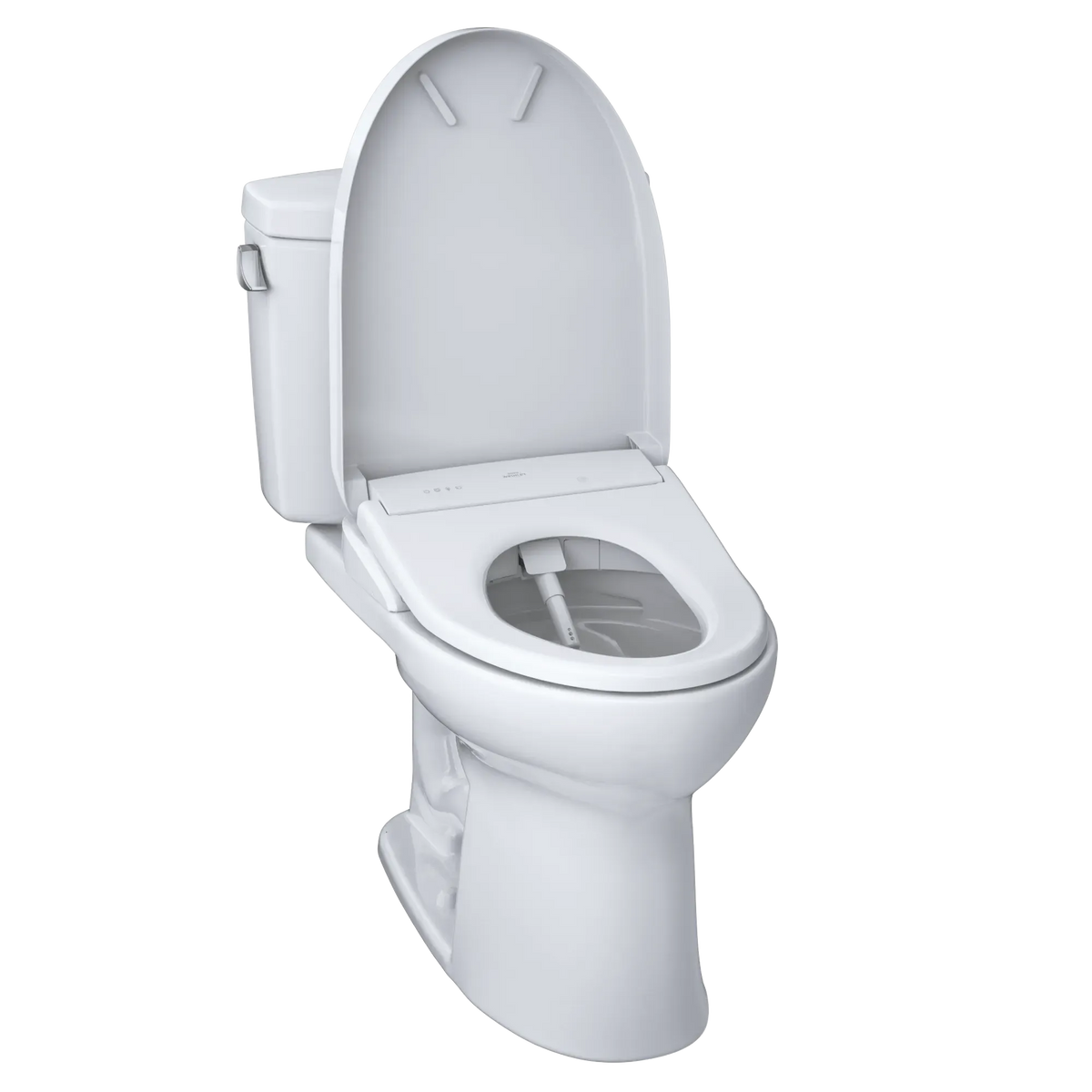 TOTO Drake II 1G Two-Piece 1.0 GPF Universal Height Toilet and S7A Bidet Seat MW4544736CUFG#01