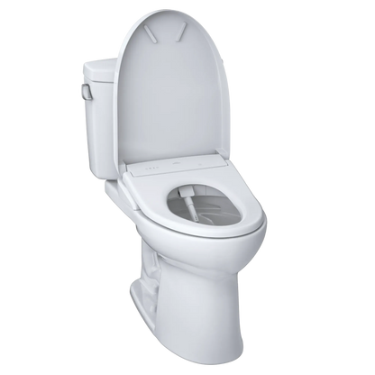 TOTO Drake II 1G Two-Piece 1.0 GPF Universal Height Toilet and S7A Bidet Seat MW4544736CUFG#01