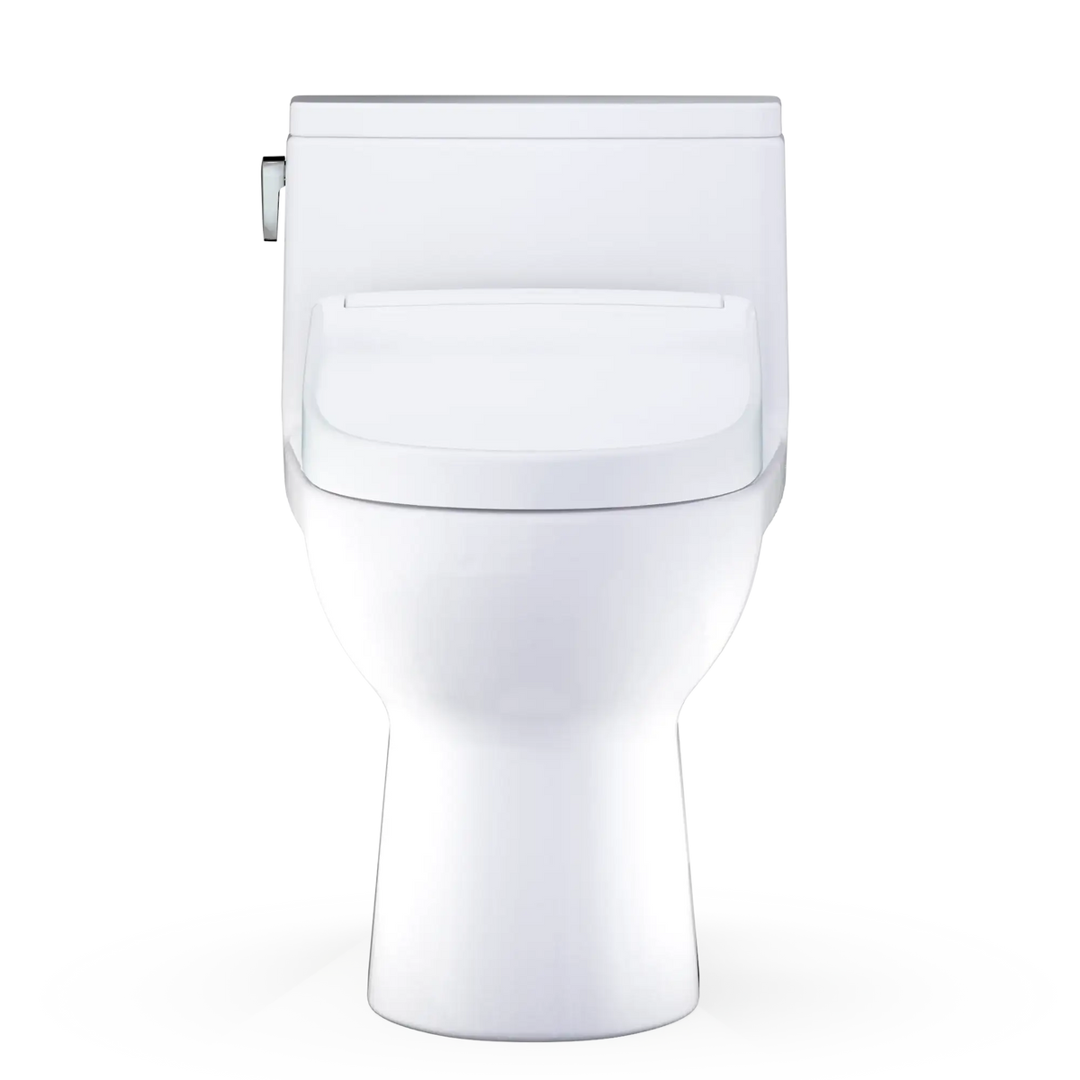 TOTO Redington WASHLET+ S5 One-Piece Elongated 1.28 GPF Universal Height Toilet MW6723446CEFG#01