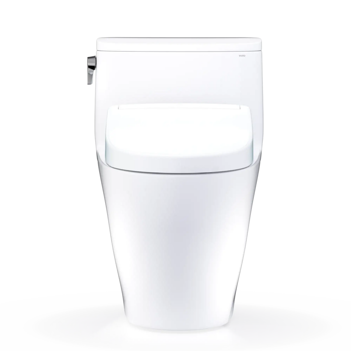 TOTO Nexus WASHLET+ S5 Two-Piece Elongated 1.28 GPF Universal Height Toilet with CEFIONTECT MW6423446CEFG#01