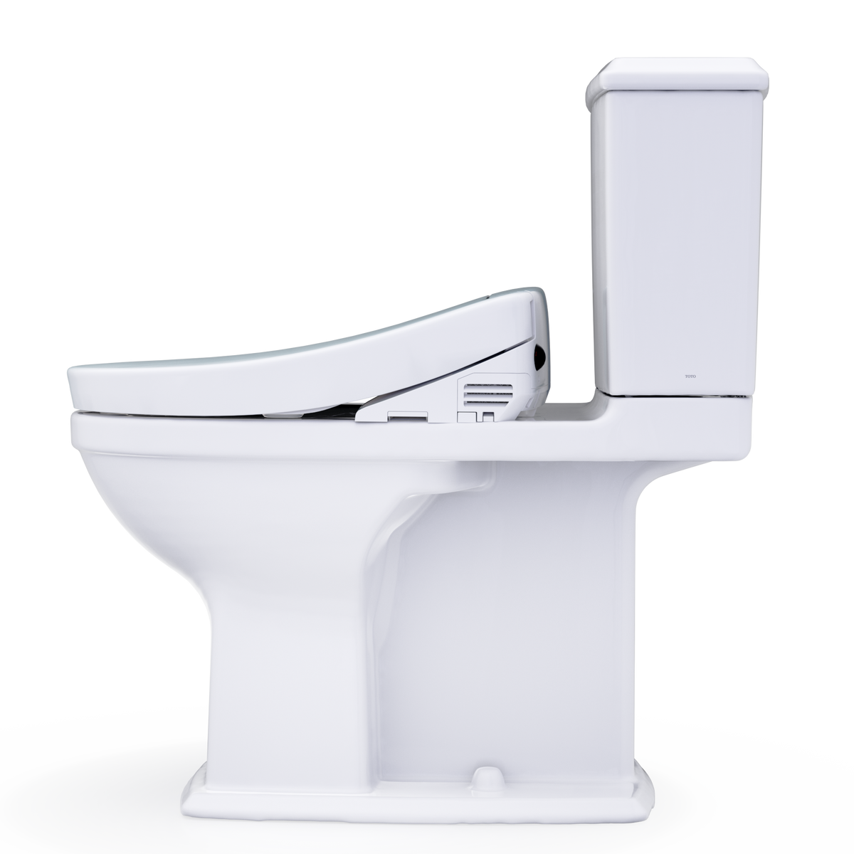 TOTO Connelly WASHLET+ S5 Two-Piece Dual Flush 1.28 GPF Universal Height Toilet with CEFIONTECT MW4943446CEMFG#01