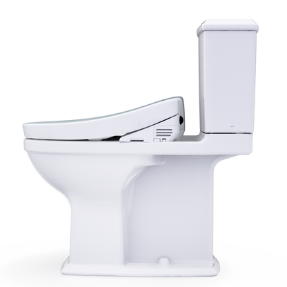 TOTO Connelly WASHLET+ S5 Two-Piece Dual Flush 1.28 GPF Universal Height Toilet with CEFIONTECT MW4943446CEMFG#01