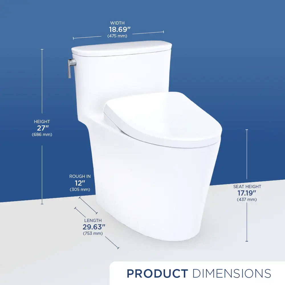 TOTO Aurora MW6864736CEFG#01 Dimensions