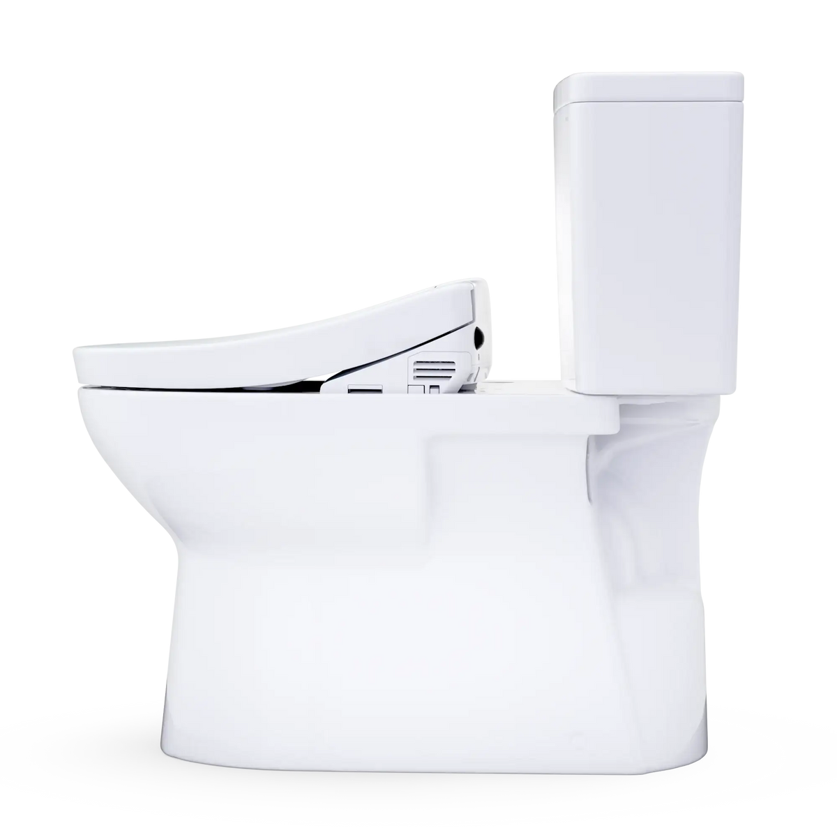 TOTO Glaston 1G WASHLET+ S5 Two-Piece Elongated 1.0 GPF Universal Height Toilet MW4723446CUFG#01
