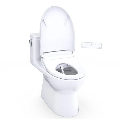 TOTO Redington 1G WASHLET+ S5 One-Piece Elongated 1.0 GPF Universal Height Toilet MW6723446CUFG#01