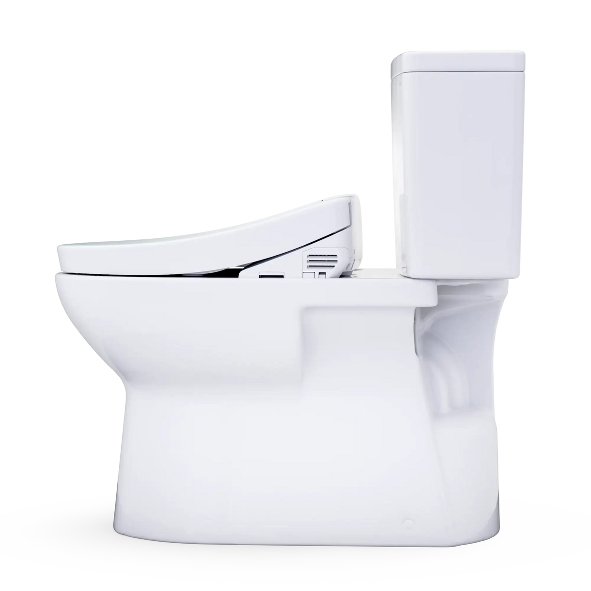 TOTO Glaston 1G WASHLET+ S2 Two-Piece Elongated 1.0 GPF Universal Height Toilet MW4723346CUFG#01
