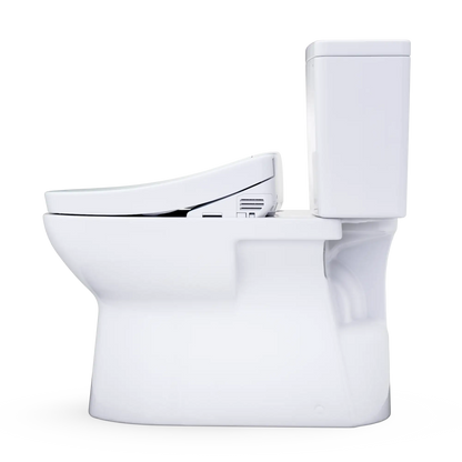 TOTO Glaston 1G WASHLET+ S2 Two-Piece Elongated 1.0 GPF Universal Height Toilet MW4723346CUFG#01
