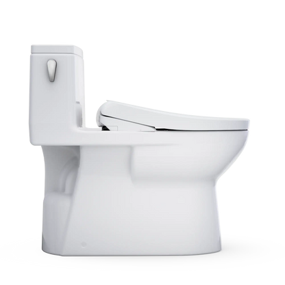 TOTO Redington 1G WASHLET+ S7 One-Piece Elongated 1.0 GPF Universal Height Toilet MW6724726CUFG#01