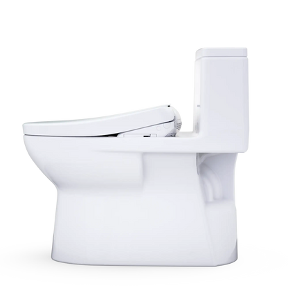 TOTO Redington 1G WASHLET+ S7 One-Piece Elongated 1.0 GPF Universal Height Toilet MW6724726CUFG#01