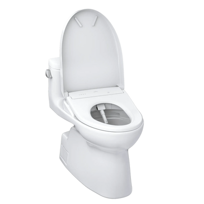 TOTO Carolina II One-Piece 1.28 GPF Universal Height Toilet and S7A Bidet Seat MW6444736CEFG#01 - EverFlow Bidets