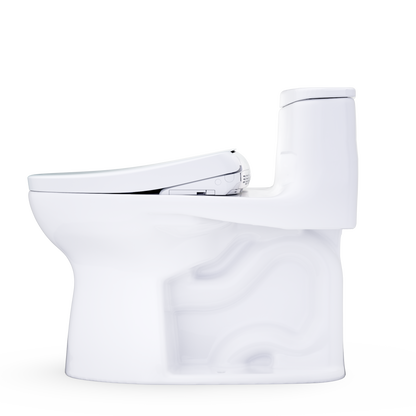 TOTO Ultramax WASHLET+ S7A One-Piece Elongated 1.28 GPF Universal Height Toilet MW6184736CEFG#01