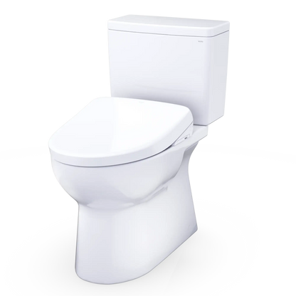 TOTO Glaston 1G WASHLET+ S7 Two-Piece Elongated 1.0 GPF Universal Height Toilet MW4724726CUFG#01