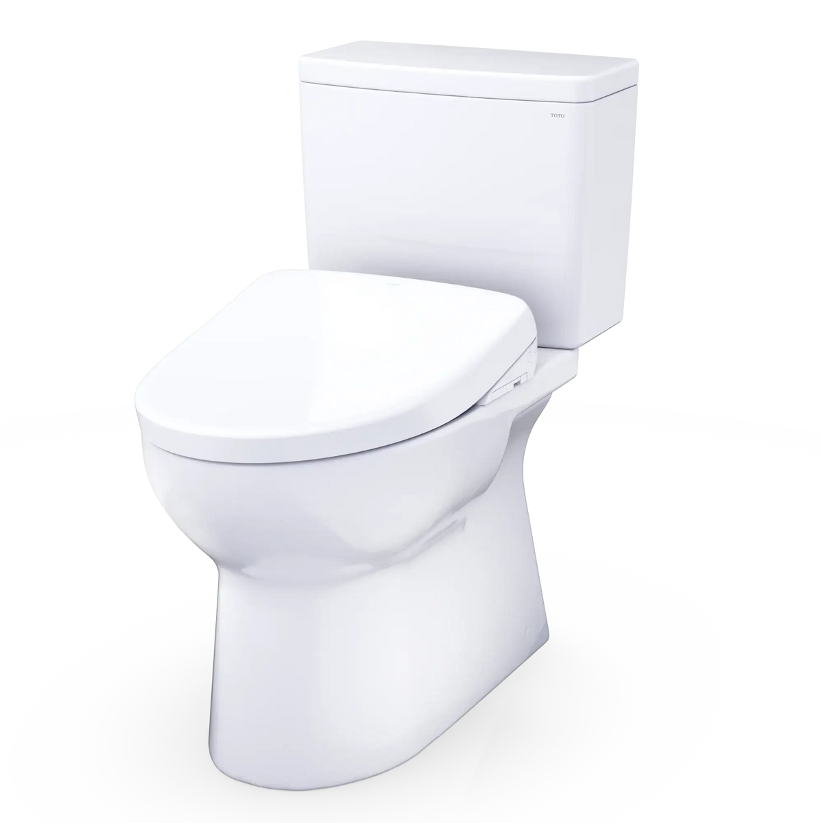 TOTO Glaston 1G WASHLET+ S7A Two-Piece Elongated 1.0 GPF Universal Height Toilet MW4724736CUFG#01