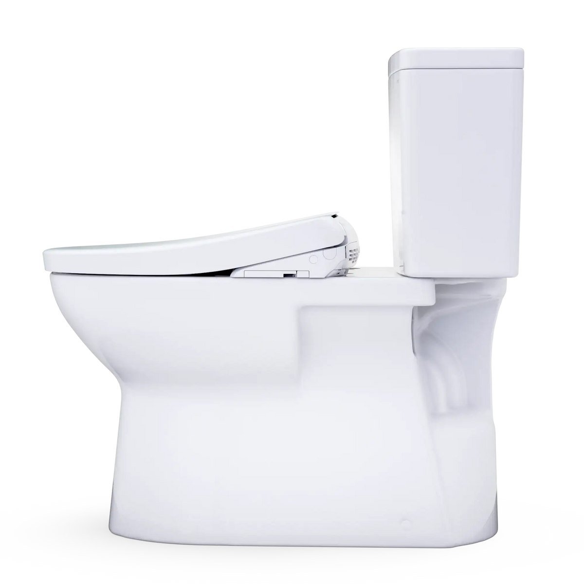 TOTO Glaston 1G WASHLET+ S7 Two-Piece Elongated 1.0 GPF Universal Height Toilet MW4724726CUFG#01