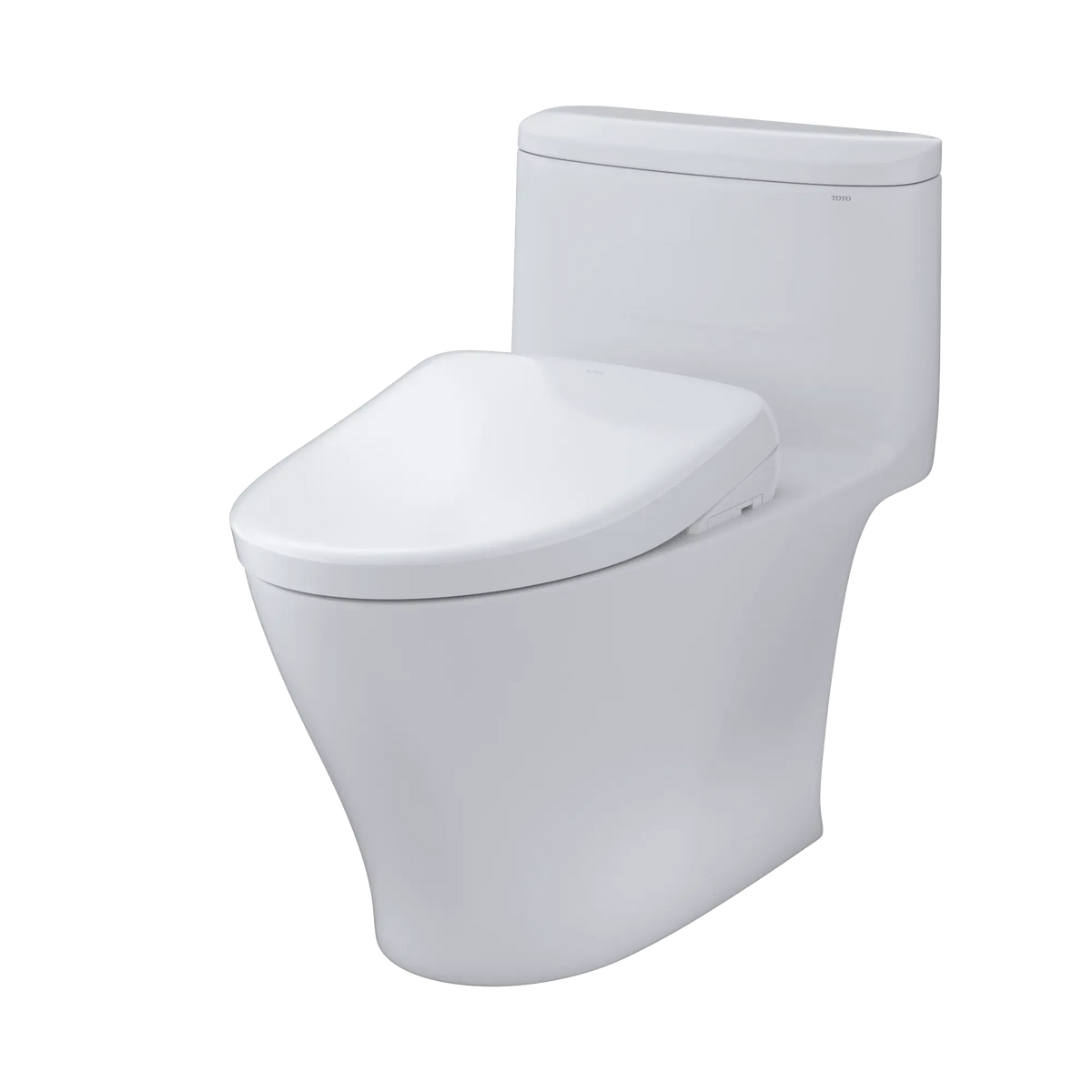 TOTO Nexus One-Piece 1.28 GPF Universal Height Toilet with S7 Bidet Seat MW6424726CEFG#01
