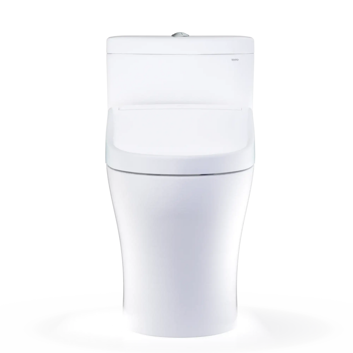 TOTO Aquia IV One-Piece Dual Flush 1.28 and 0.9 GPF Universal Height Toilet and S5 Bidet Seat MW6463446CEMFGN#01