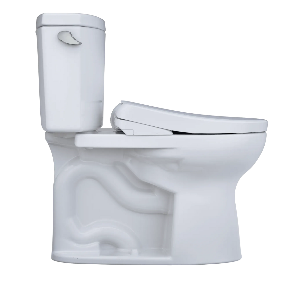 TOTO Drake II 1G Two-Piece 1.0 GPF Universal Height Toilet and S7A Bidet Seat MW4544736CUFG#01